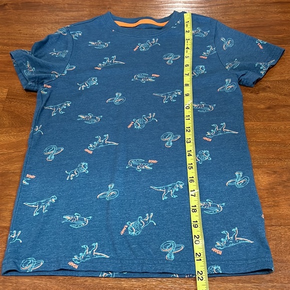 Cat & Jack 3 Shirt Bundle Lion Dinosaur Snake & Solid T Shirt Medium 8-10 - Picture 6 of 16